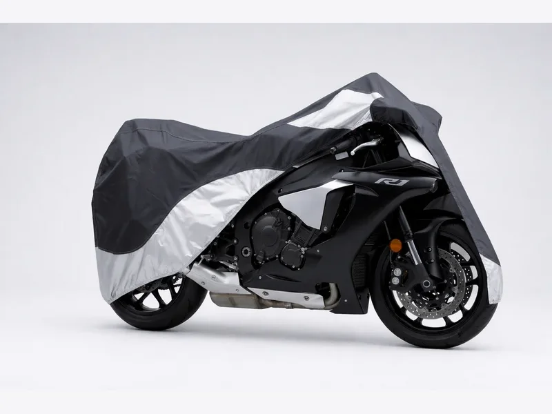 Custom motorcycle and e-bike protective cover with heat dissipation